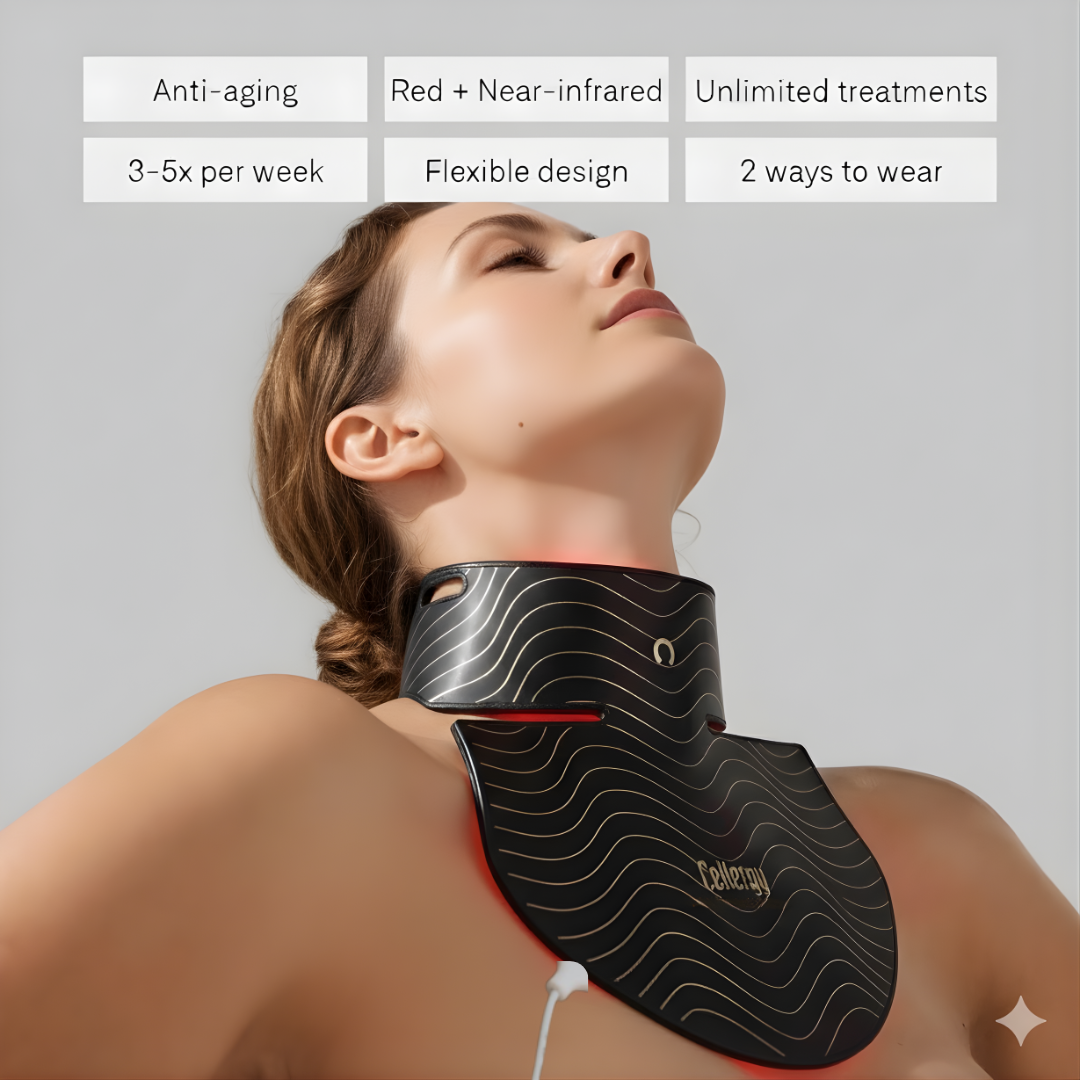 Cellergy GLOW Neck & Chest Red Light Therapy